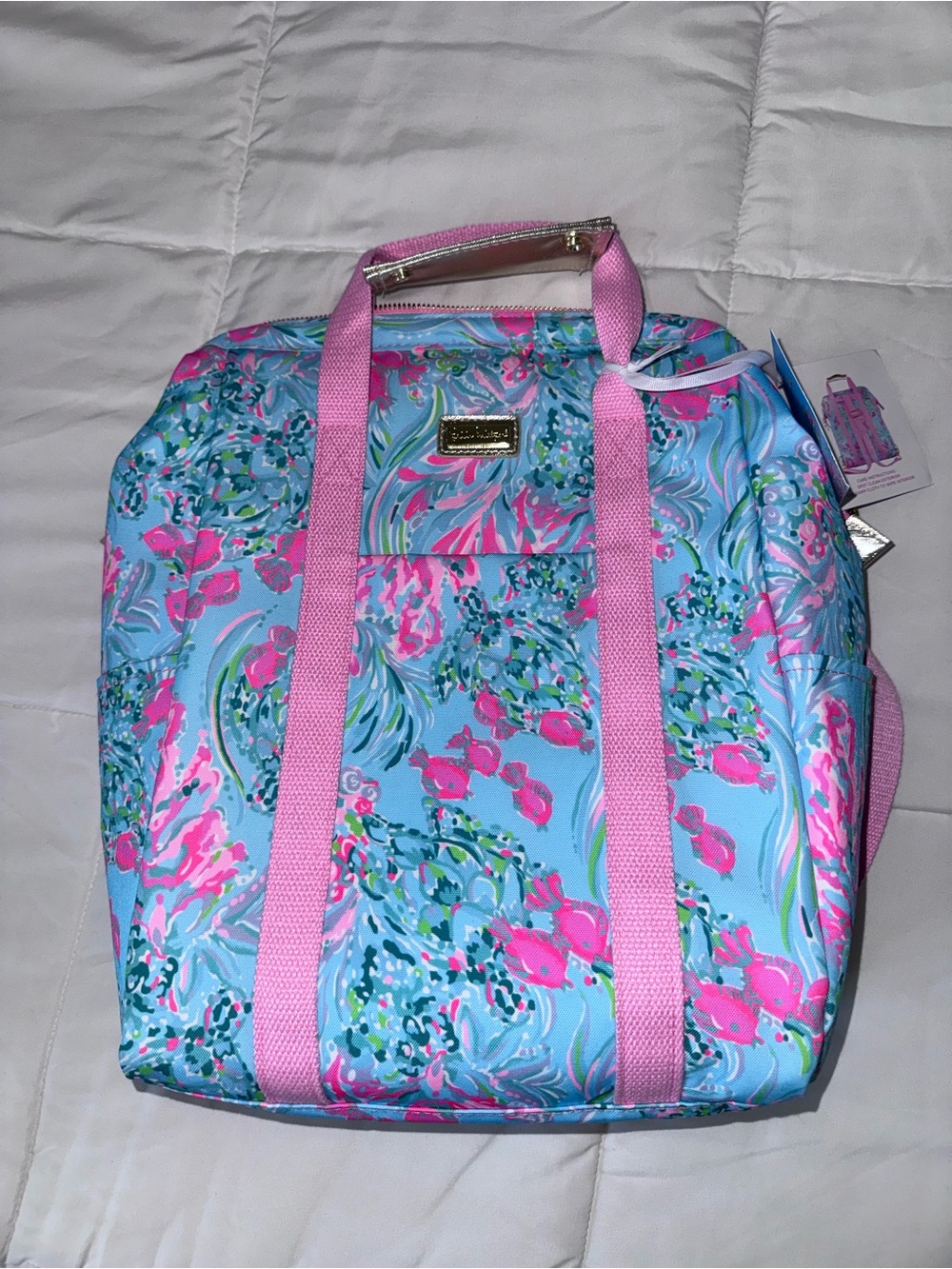Lilly Pulitzer insulated backpack cooler! - Picture 2 of 8